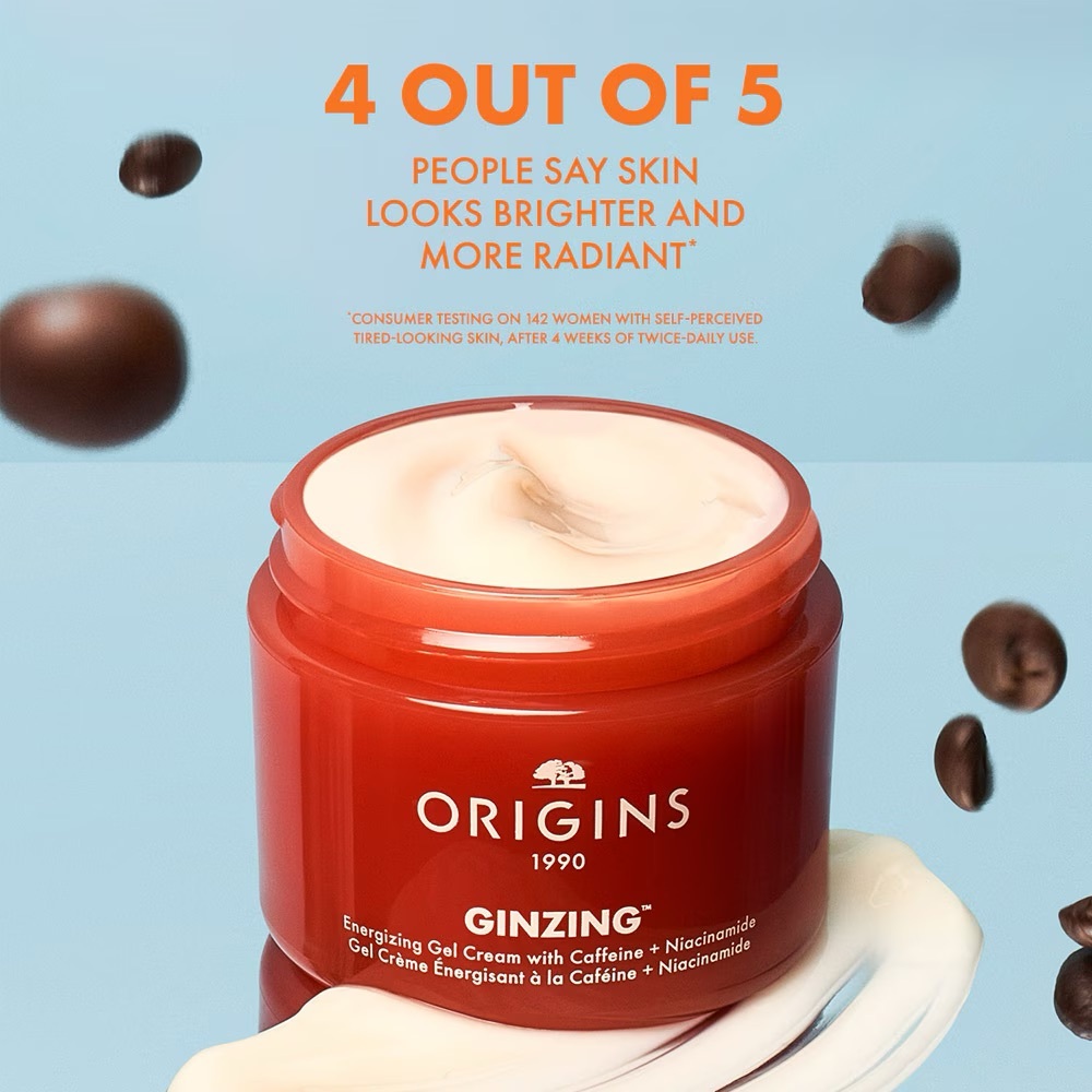 Origins GinZing Energizing Gel Cream w Caffeine &Niacinamide New face cream 40ml
